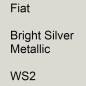 Preview: Fiat, Bright Silver Metallic, WS2.